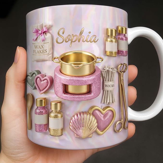 Personalized Nail Tech Mug for Women, Custom Name Coffee Cup for Manicurist - Image 4