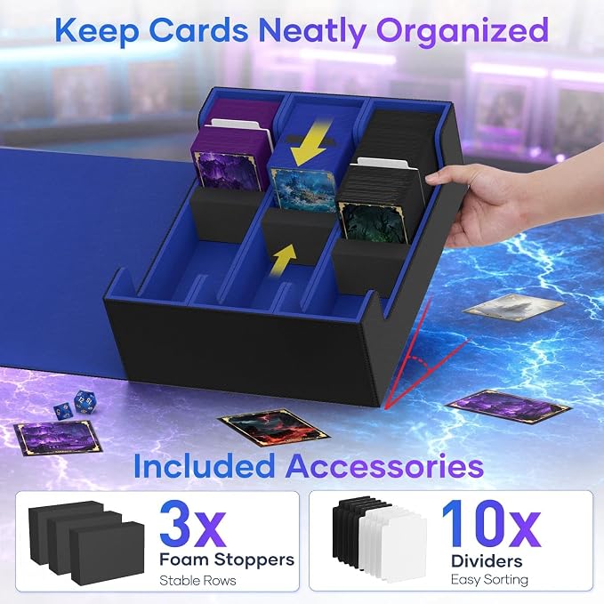 Mlikero Trading Card Storage Box, Bulk Card Storage - Image 4