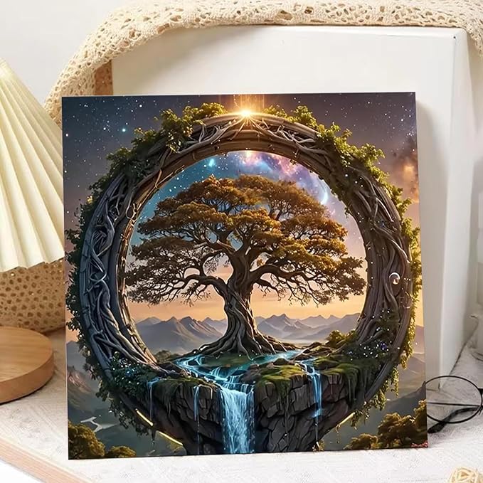 hkejoi Tree of Life Paint by Number - Image 2