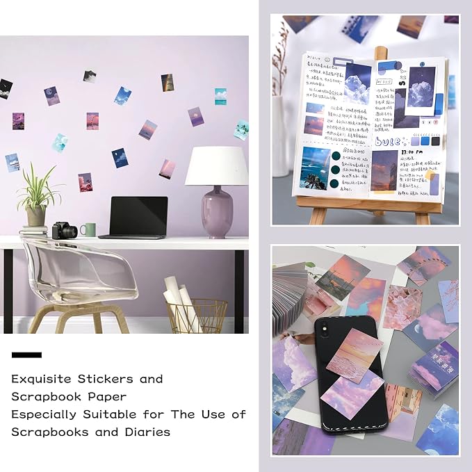600 Pieces Washi Sticker Set, 12 Set Scrapbooking Diary Planner Album Diary - Image 5