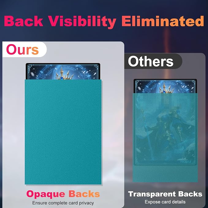 200 Pack Card Sleeves, Matte Dual Trading Card Sleeves - Image 3