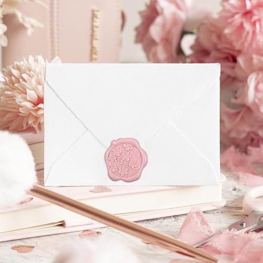 60Pcs Wax Seal Stickers, Wedding Invitation Envelope Seal Stickers Adhesive - Image 4