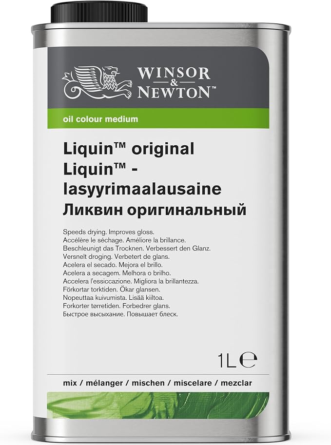 Winsor & Newton Liquin Original Medium, 1 litre Can - Image 9