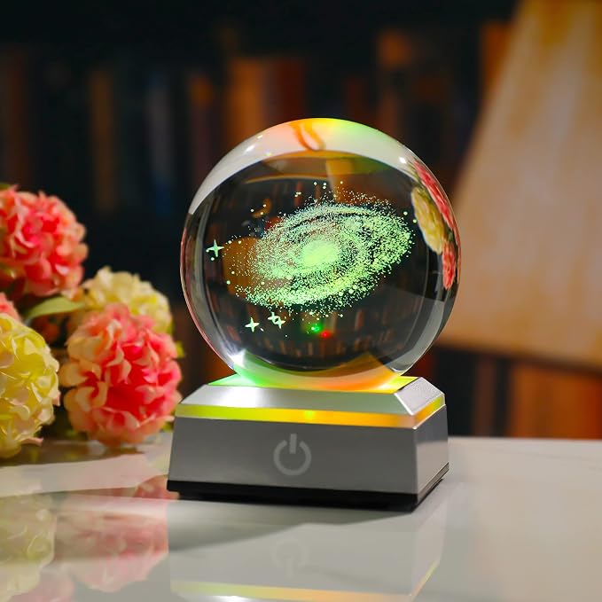 Ornalrist 3.15 Inch 3D Galaxy Planet Glass Ball - Image 3