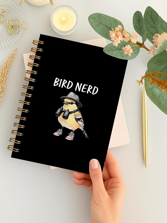 Funny Bird Birding Spiral Notebook, Birds Watching Journal, Gifts - Image 3