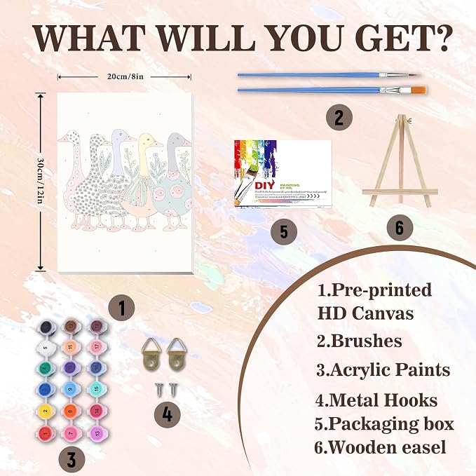 Paint by Numbers Kit for Adults Beginner & Kids Ages 8-12 - Image 6