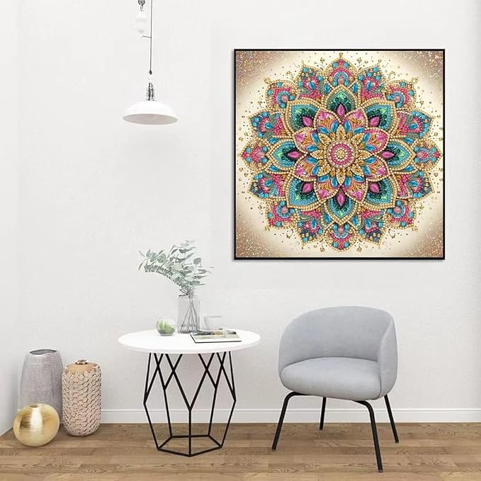 OJTOYART Mandala Flower Special Shaped Diamond Art Kits - Image 5