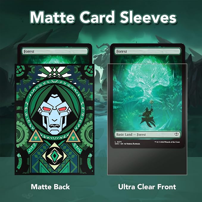 MTG Card Sleeves 100ct, Smooth Shuffle, Art Card Sleeves Deck Protector - Image 2