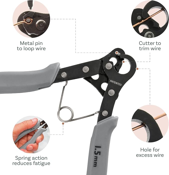 The Beadsmith Original One Step Looper | Create and Trim Consistent 1.5 mm Loops - Image 5