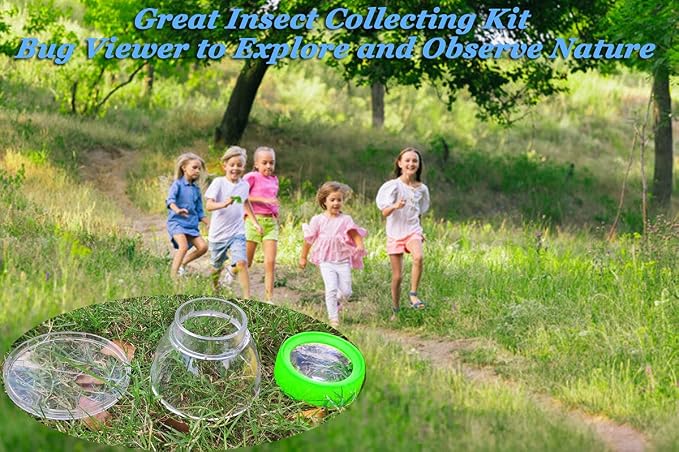Bug Viewer for Kids 5X Magnifying Insect Observation Kit Built-in 7cm Ruler - Image 5