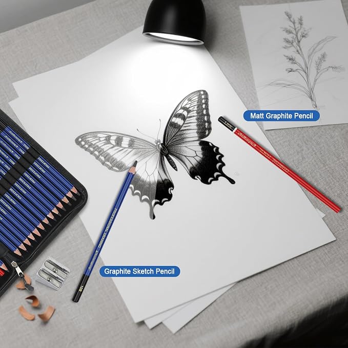 25 Pack Sketching Pencil Set - Image 6