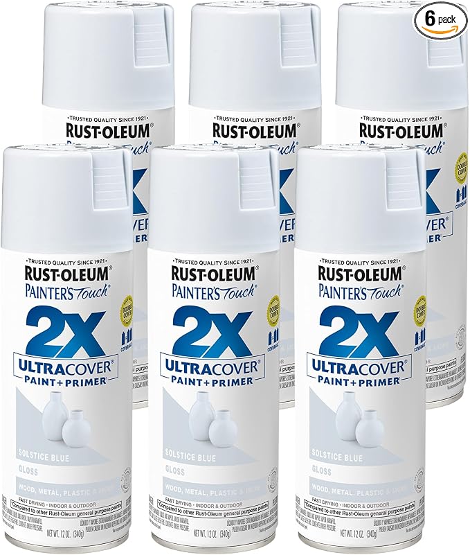 Rust-Oleum Painter's Touch 2X Ultra Cover Spray Paint, Gloss Solstice Blue | by Rust-Oleum