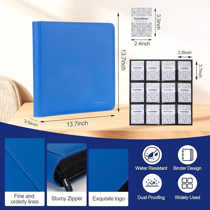 Card Binder – 720 Capacity, Zippered Trading Card Holder - Image 3