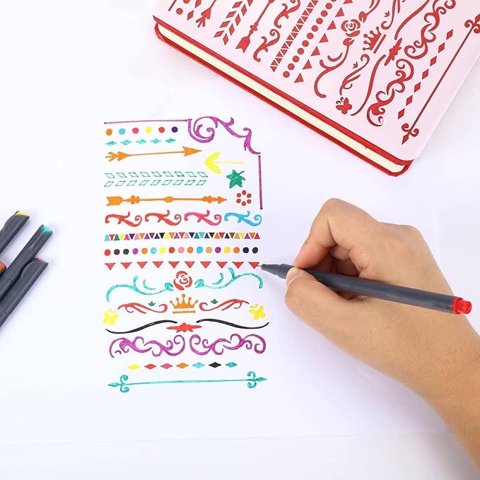 iBayam Colored Fineliner Pens 36 Pack, 0.38mm Fine Point, Bullet Journaling | - Image 6