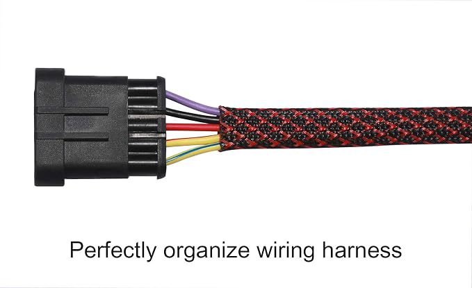 25ft - 1.5 inch PET Expandable Braided Sleeving – Blackbred – Alex Tech Braided - Image 3
