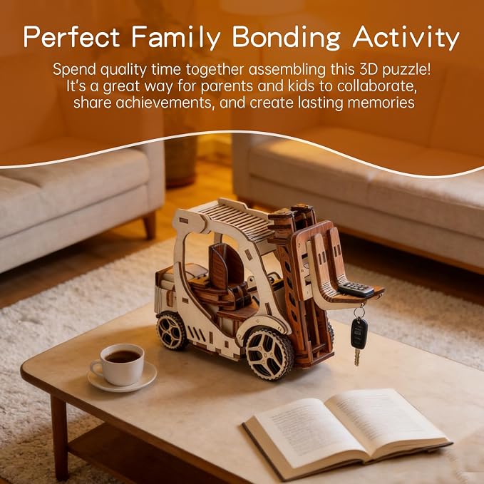 Wooden 3D Puzzle, Creative DIY Model Building Kit - Image 3