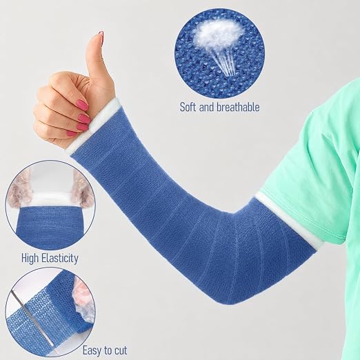 Geiserailie Blue 4 Rolls Fiberglass Casting Tape 2 in × 12 Ft Cast Orthopedic - Image 3