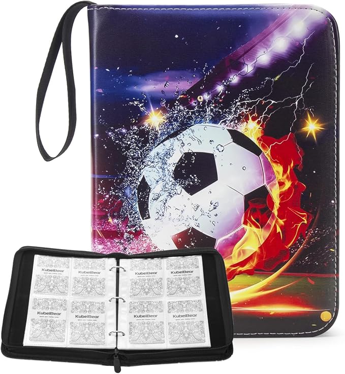 Card Binder – 400 Capacity, Zippered Trading Card Holder by Unknown