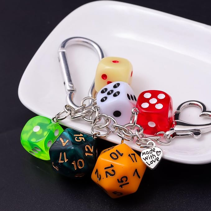 Dice Bag Charms Keychain for Women Men - Image 5