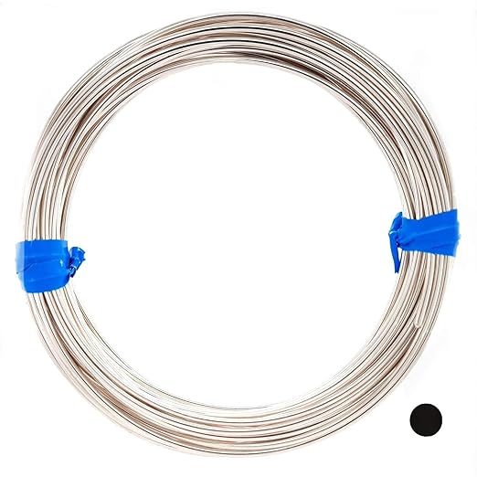 925 Sterling Silver Wire, 21 Gauge, Half Hard, 10FT by Craft Wire | Sterling by CRAFTWIRE