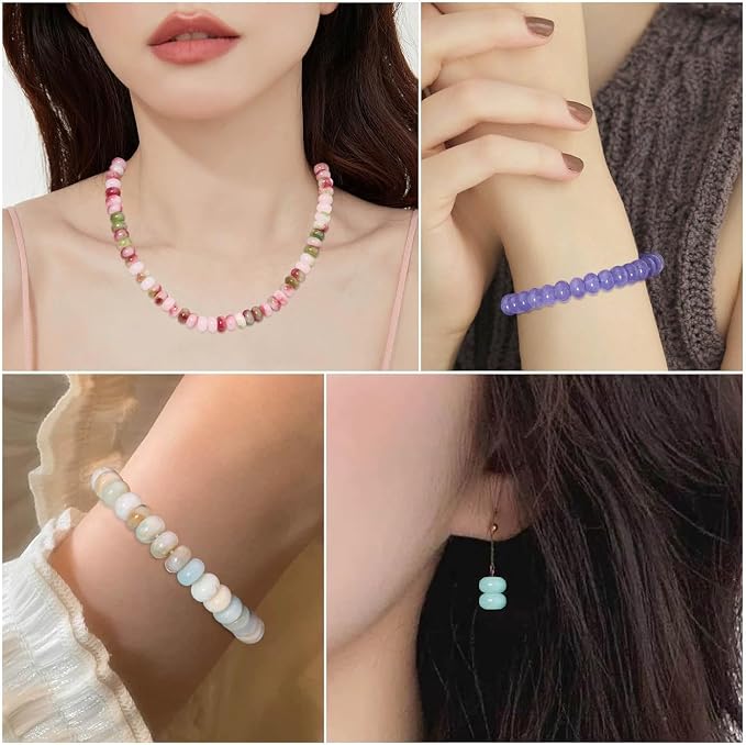 Songxi 5x8mm Natural Candy Tourmaline Beads, Gemstone - Image 5