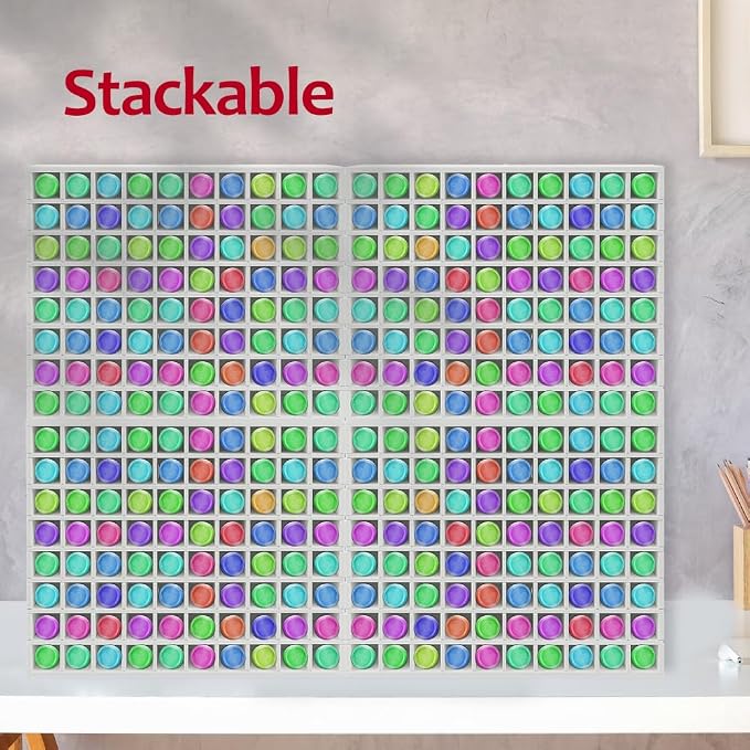 80 Grids Paint Organizer, Wall Mountable Craft Paint Storage Rack, Paint Bottle - Image 7