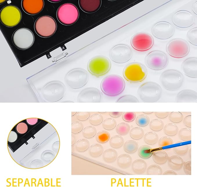 Artecho 48 Colors Watercolor Paint Set - Image 3