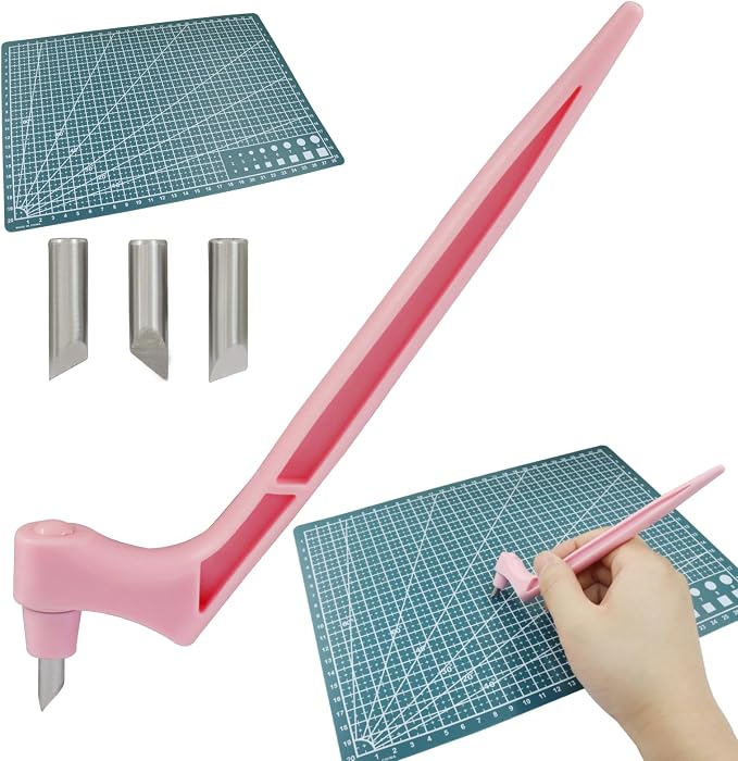 Hot Pink Craft Cutting Tools, Craft Cutting Knives | 3 Different 360 Degree by Moicstiy