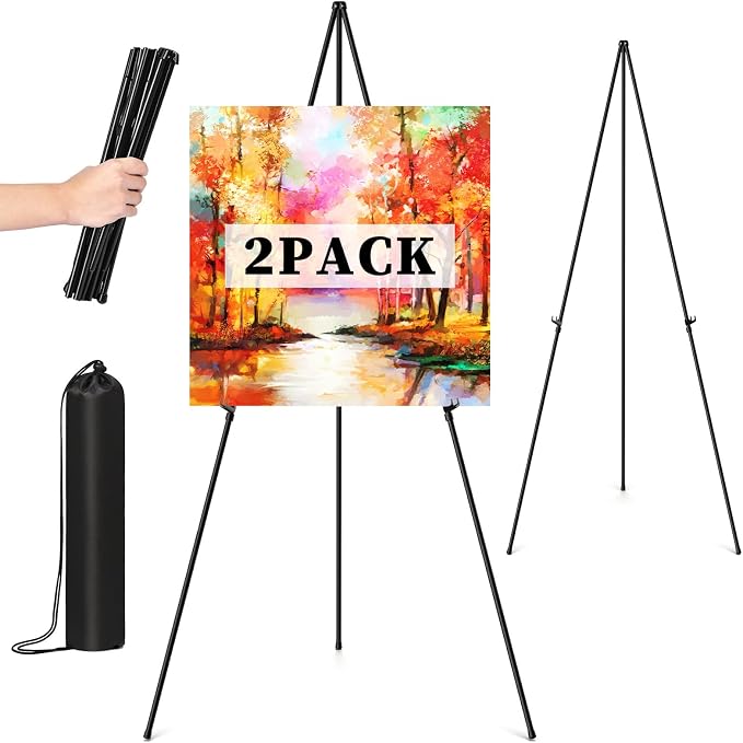 Easel Stand for Sign, Lightweight Adjustable Tripod Art Easel Stand for Wedding by Unknown