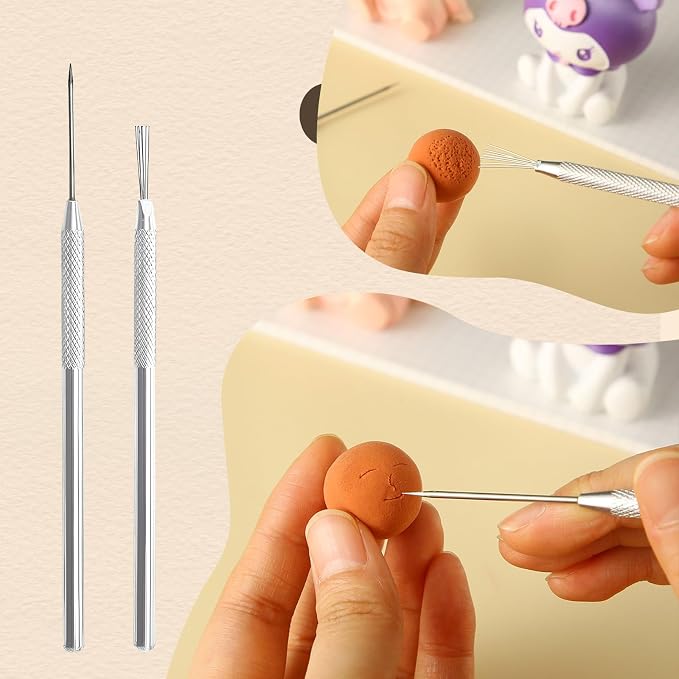 DIYOOHOMY Pottery Carving Tools, Clay Sculpting Tools - Image 6