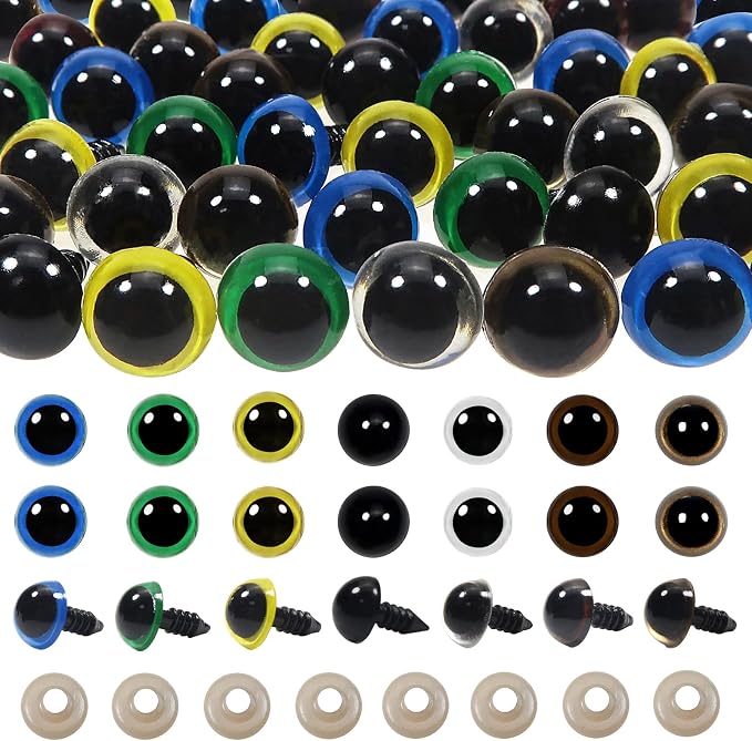 TOAOB 140pcs 18mm Colorful Safety Eyes by TOAOBTHEONEANDONLYBABY