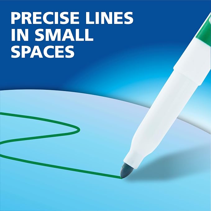 EXPO Dry Erase Markers, Low Odor Ink, Fine Tip, Back to School, Teacher Supplies - Image 10