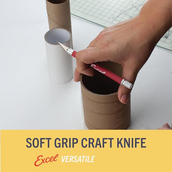 Excel Blades K18 2-Pack Soft Grip Craft Knives, #11 Blades - Image 4