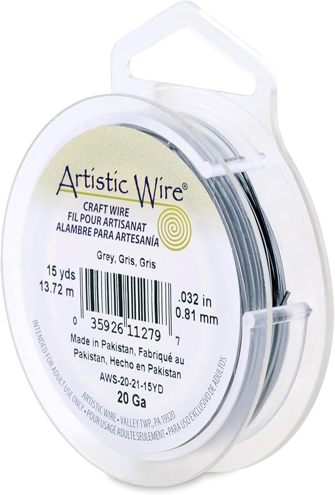 Artistic Wire, 20 Gauge Tarnish Resistant Colored Copper Craft Wire, 15 yd by Unknown