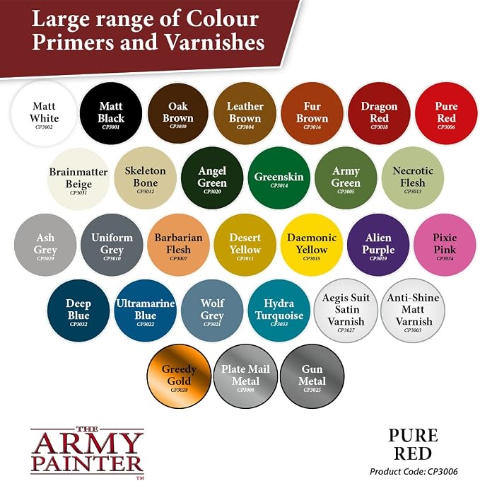 The Army Painter Colour Primer Pure Red, 400 mL Acrylic Spray Primer, Spray - Image 6
