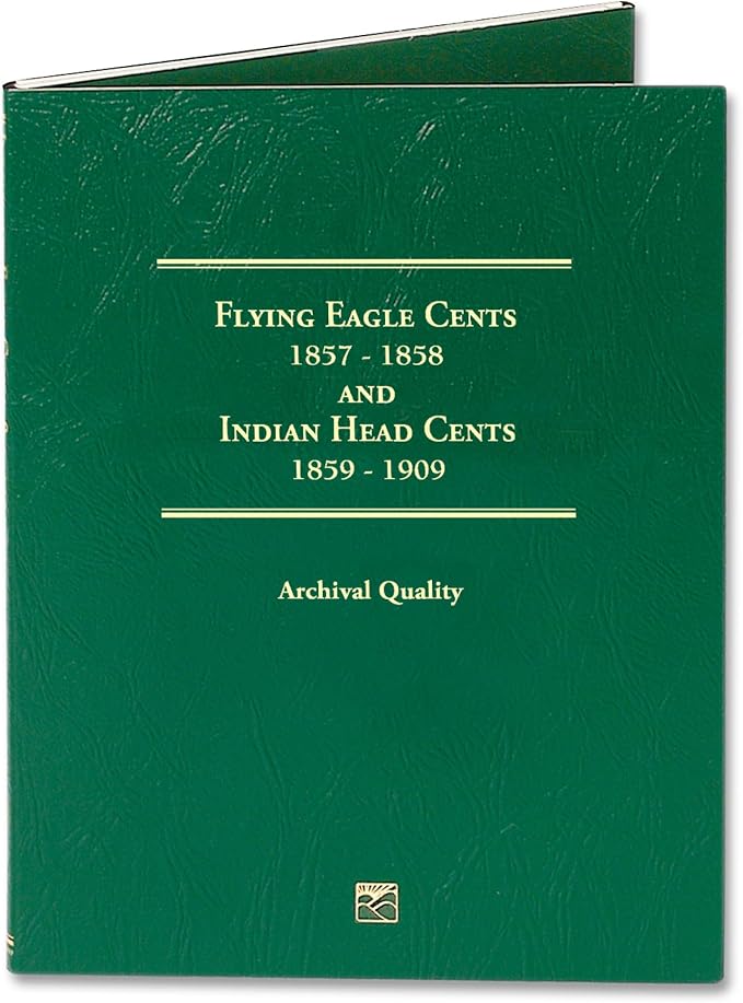 Littleton Coin Company 1857-1909 Flying Eagle Cents & Indian Head Cents Folder - Image 2