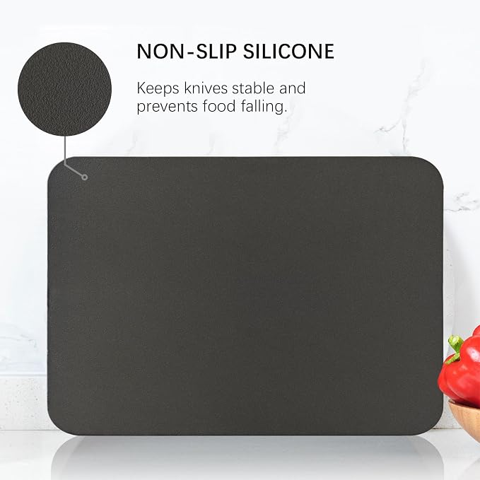 ZVP Thick TPU Cutting Boards for Kitchen, Rubber Flexible Cutting Board Mats - Image 3