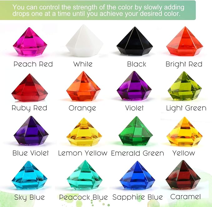LET'S RESIN 16 Color Concentrated Resin Dye - Image 3