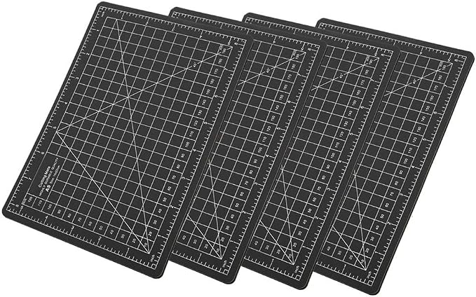 A5 Cutting Mat 4Pcs Premium Self Healing PVC Craft Cutting Pad Model Engraving - Image 6