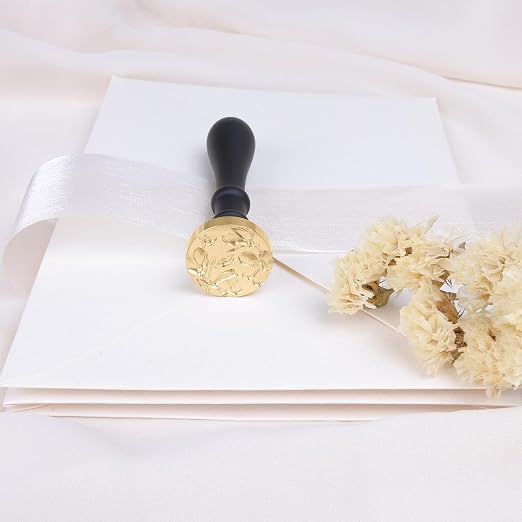 UNIQOOO Magnolia Flowers Wax Seal Stamp - Image 5