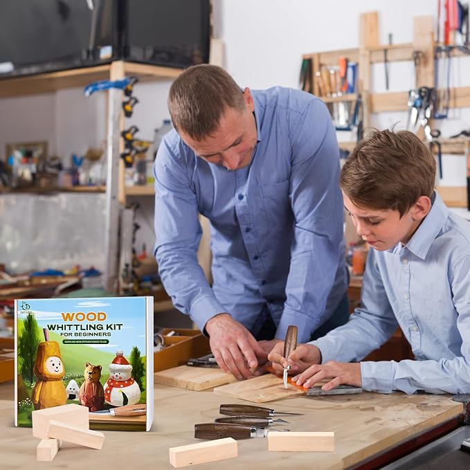 IMYMEE Wood Whittling Kit for Beginners-Complete Whittling Set - Image 9