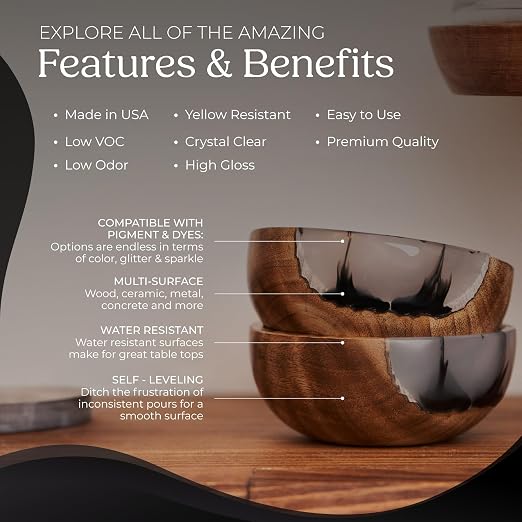 Promise Epoxy Table Top Epoxy Resin Kit 2 Gallon - Image 3