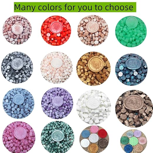 300Pcs Gold Sealing Wax Beads, Vintage Wax Seal Beads - Image 7