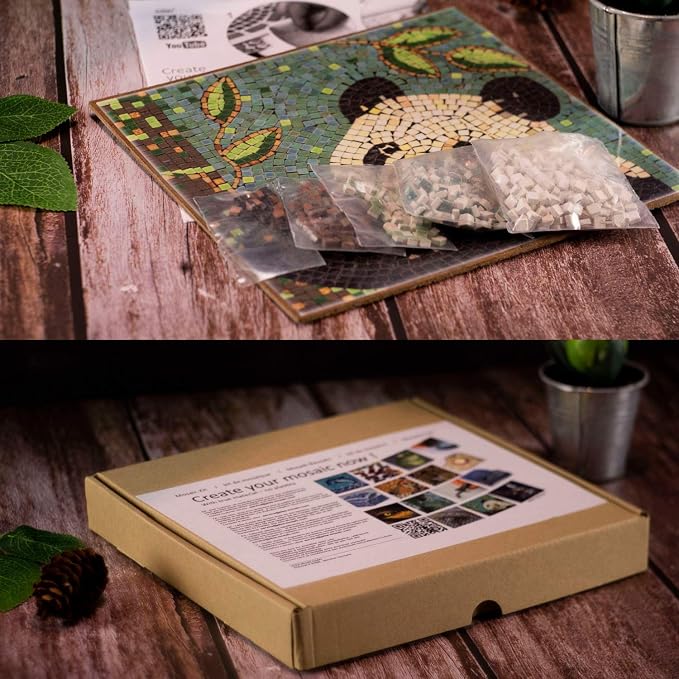 Get Creative with Our Adult Mosaic Hobby Kit, A 7-inch Square Shape Love - Image 3