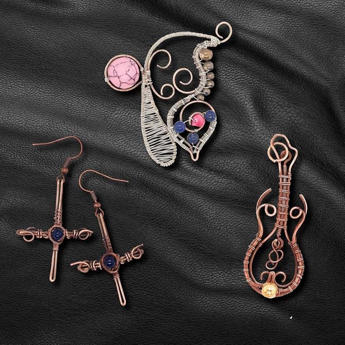 Filofly DIY Jewelry Kit 003 Free Soul, Make Your Own Wire Wrapping and Weaving - Image 4
