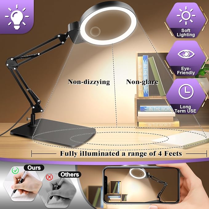 10X 30X Large Magnifying Glass - Image 4
