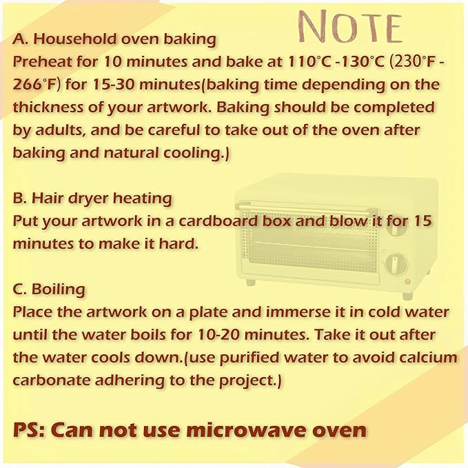 ReArt Oven Bake Polymer Clay White, Non Toxic 4.4Lbs - Image 6