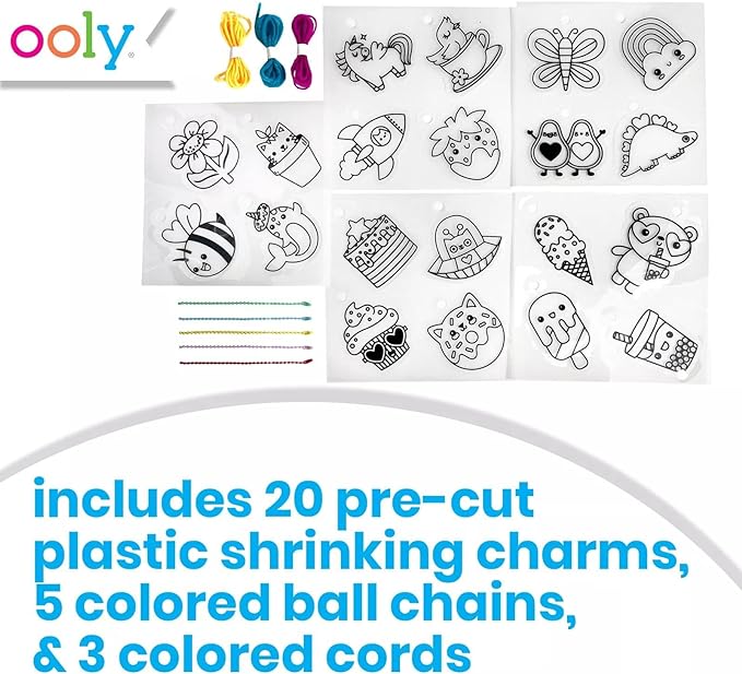 Ooly 28 PC DIY Shrinking Art Kit - Image 2