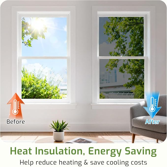 LUTE One Way Window Privacy Film, Window Tint, 35.4" x 78.7" | Sun Blocking UV - Image 4
