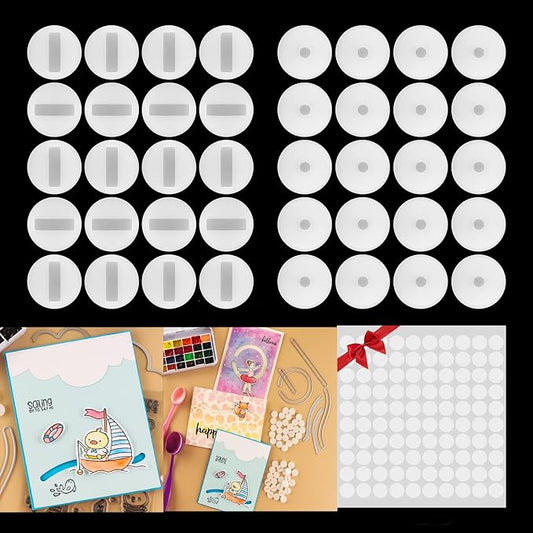 BAOFALI 40Pcs/Set Gliders for Slider Cards Rotating Roating and Sliding Gliders by BAOFALI